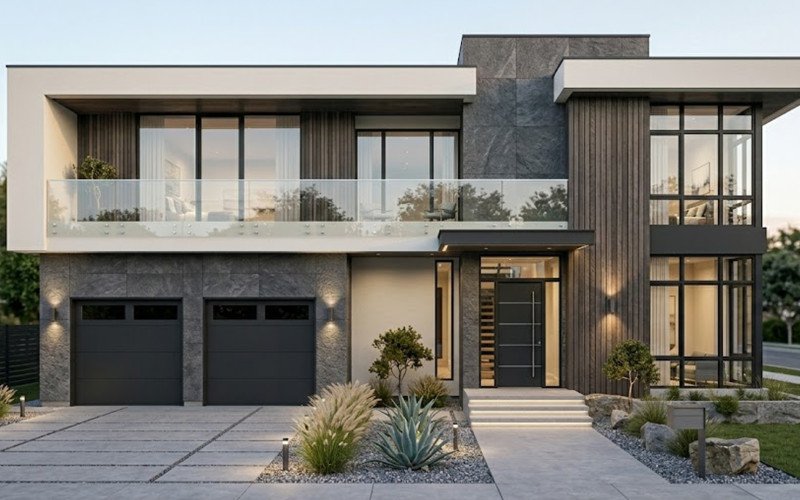 Minimalist Exterior Design with Bold Architecture